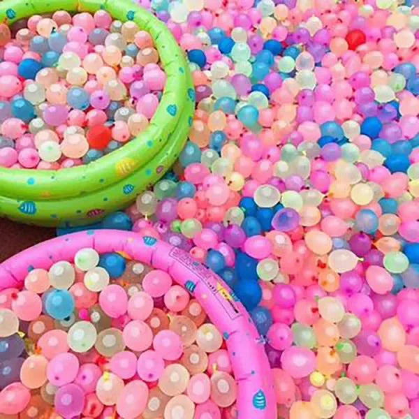 111pcs/bag – Fast Fill Water Balloon Kit | Quick Fill Magic Self Sealing Water Balloon | Party Supplies For Outdoor Water Party | Water War Game