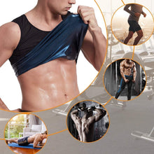 Load image into Gallery viewer, Sweat Shapewear For Men, Polymer Shapewear, Workout For Weight Loss Waist Body Slimming, Trainer (black)