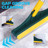 2 in 1 Floor Cleaning Brush Bathroom Tile Windows Floor Cleaning Brush with 120° Rotatable Head - Multipurpose Bathroom Floor Cleaning Brush - Floor Brush Scrubber