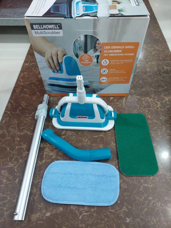 2 In 1 Mop System As Hand Scrubber & Floor Mop | Effortless Wiping, Scrubbing And Polishing