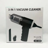 3 In 1 Portable Vacuum Cleaner Wireless Hand-held Cleaning For Car Home As-228