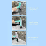 3 In 1 Spray, Sponge And Wipe Multifunctional Glass Cleaning Brush Wiper For Car, Bathrooms, Kitchens, And Living Rooms