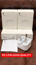 Load image into Gallery viewer, 3 Pin Plug 20w Usb-c Power Adapter Fast Charging Type C Pd Charger