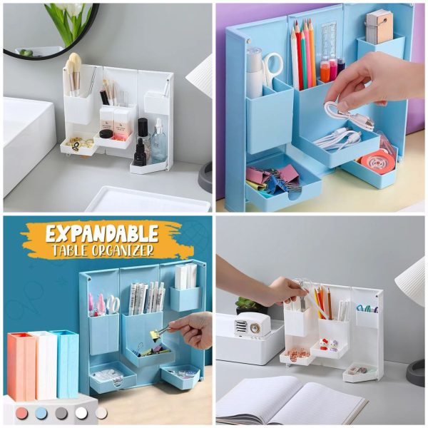 3 Steps Foldable Table Storage Box Organizer With Box Packing