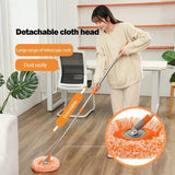 360° Rotatable Cleaning Mops Adjustable Multifunctional Sun Flower Chenille Magic Mop Head Microfiber Dust Mops Window Cleaning