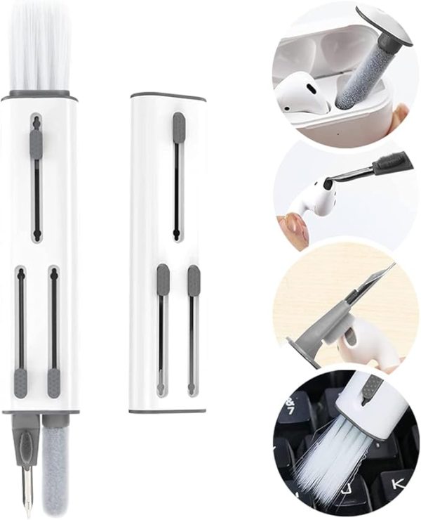 4 In 1 Multi Function Cleaning Pen For Keyboard, Mobile Phone, Camera, Earbuds, Earphones