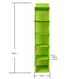 5 Shelf Clothes Hanging Organizers Pant Organizer Wardrobe Section Storage Closet Organizer