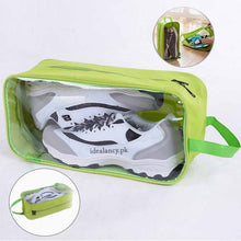 Load image into Gallery viewer, Under Bed Shoe Organizer Bag Clear Light Zip (1 Pairs) | Random color.