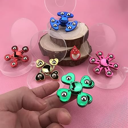 Small Metal Fidget Spinner (for Adults Kids) (random Designs &amp; Colors)