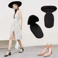 Load image into Gallery viewer, T shape high heel grip for foot support | Heel Cushion Pads T Shape Heel Sticker Tape Arch Support Insoles High Heeled Shoes Patches Foot Care Protector