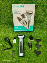 Load image into Gallery viewer, Shaver Daling Professional 3 in 1 German Technology Electric Men‘s Grooming Kit Hair Clipper
