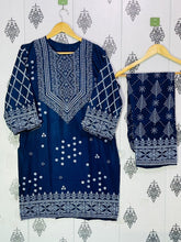 Load image into Gallery viewer, Summer Collection Linen Printed 2pc Dress Ready To Wear For Women