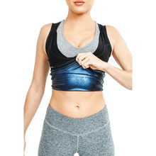 Load image into Gallery viewer, Women Sweat Shaper Weight Loss Fat Burning Trainer Slimming Tummy Control Reducing Shapewear Workout Fat Burner  (black )