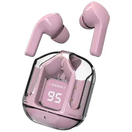 Air31 Earbuds Wireless Crystal Transparent body | Air 31 Bluetooth Ear Bud - (Without pouch)