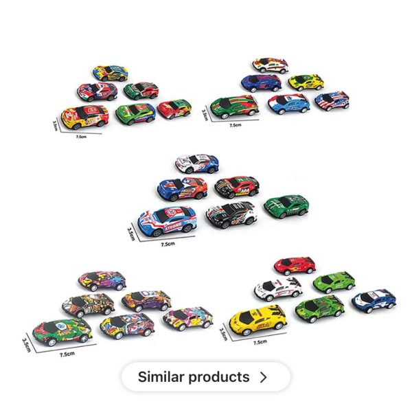 Alloy Mini Diecast Car Toy (24 Pcs Car Set Metal Body)