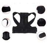 Back Posturm Spine Support Belt Adjustable Adult Corset Posture Correction Belt Body  Health Care | Random sizes.