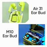 Combo Pack – Air 31 Bluetooth Ear Bud & M10 Wireless Bluetooth Earbuds