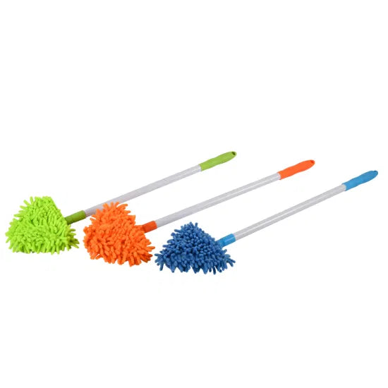 Detachable Washable Cleaning Triangle Telescopic Micro Fiber Mop & Duster