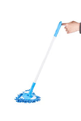 Detachable Washable Cleaning Triangle Telescopic Micro Fiber Mop & Duster