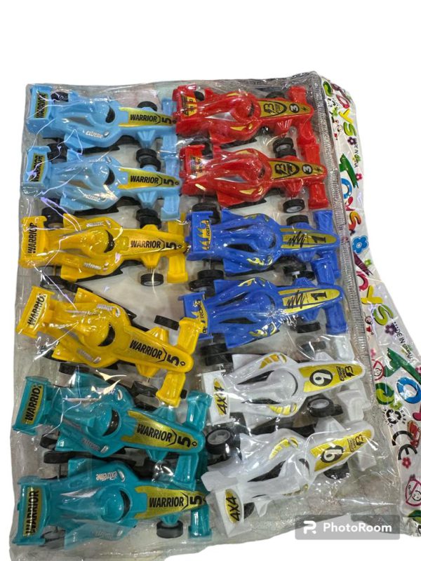 F1 racing car set pull back (12 pcs)