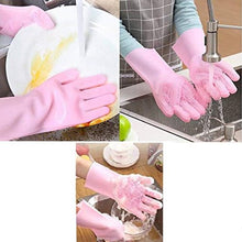 Load image into Gallery viewer, Silicone Washing Full Finger Gloves - For Home (Random Colors)