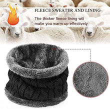 Load image into Gallery viewer, Head &amp; Neck Cap Beanies Combo – Woolen Winter Beanie Cap With Neck Warmer Muffler For Men And Women