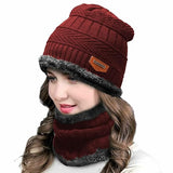 Head & Neck Cap Beanies Combo – Woolen Winter Beanie Cap With Neck Warmer Muffler For Men And Women