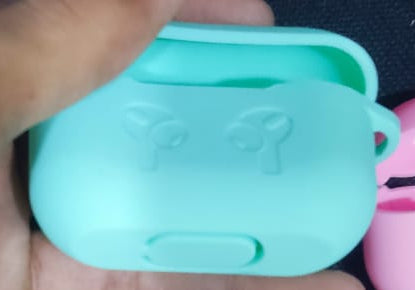 High Quality Soft Silicone Airpod Pro Case With Lock Rid