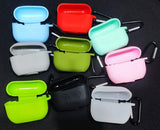 High Quality Soft Silicone Airpod Pro Case With Lock Rid