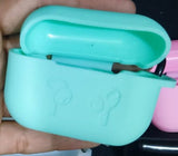 High Quality Soft Silicone Airpod Pro Case With Lock Rid