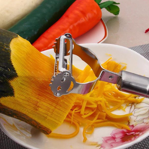 High Quality Stainless Steel Potato Cucumber Carrot Grater Julienne Peeler Vegetables Fruit Peeler Vegetable Slicer Utensils