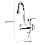 Instant 360° Electric Water Heating Tap For Kitchens And Bathrooms | Shock-proof Design | Digital Temp° Display | Hot And Cold Water