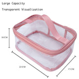 Makeup Cosmetic Clear Bag Portable Transparent Travel Storage