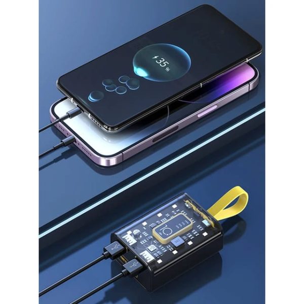 Mini Portable Transparent Power Bank 10,000 Mah