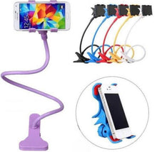 Load image into Gallery viewer, Mobile Phone Stand Holder Flexible And Power Full Grip – 360 Degree Rotating Mobile Stand Bedside Able Lazy Snake Mobile Phone Holder(random Color)