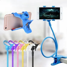 Load image into Gallery viewer, Mobile Phone Stand Holder Flexible And Power Full Grip – 360 Degree Rotating Mobile Stand Bedside Able Lazy Snake Mobile Phone Holder(random Color)