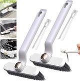 Multi-function 360 Degree Rotating Crevice Cleaning Brush, Household Hard Bristle Crevice Gap Cleaning Tool