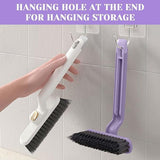 Multi-function 360 Degree Rotating Crevice Cleaning Brush, Household Hard Bristle Crevice Gap Cleaning Tool