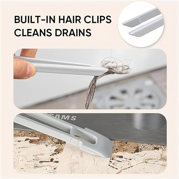 Multi-function 360 Degree Rotating Crevice Cleaning Brush, Household Hard Bristle Crevice Gap Cleaning Tool