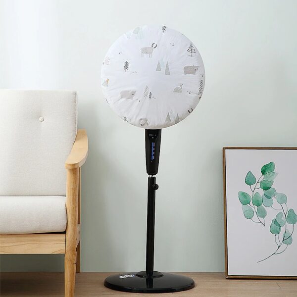 New Waterproof Electric Fan Dust Cover Fan Cover Household Stand Fan Protective Cover