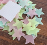 Pack Of 100 – 3d Glowing Stars