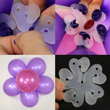 Pack Of 10pcs Balloons Clip – Flower Stand Clip Holder For Balloons – Balloons Tie Holder Birthday Wedding Party Decoration