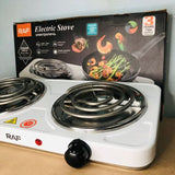 Raf Double Electric Stove 2000watt | Electric Hot Plate Stove 2000 Watt | Electric Cooker | Electric Coil Cooking Stove