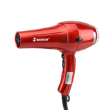 ( red color ) Shinon Hair Dryers Salon Home Used Professional Blow Hair Dryer With  complete accessories