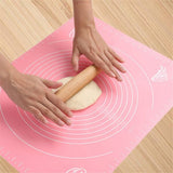 Silicone Baking Roti Mat With Measurements Heat Resistant | Non Stick Flour Rolling Mat | Baking Kneading Dough Pad