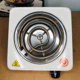 Slivers Criest Electric Single Burner Sc-1000c Electric Stove For Cooking, Hot Plate Heat Up In Just 2 Mins, Easy To Clean