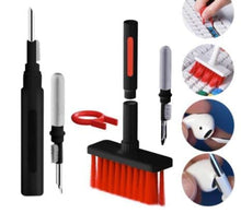 Load image into Gallery viewer, Soft Brush 5 In 1 Multi-function Cleaning Tools Kit For Keyboard Earphone Cleaner Soft High-density Brush Set