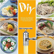 Load image into Gallery viewer, Stainless Steel Pasta Maker / Sancha Machine Indian Snacks / Murukku Maker / Noodle Maker