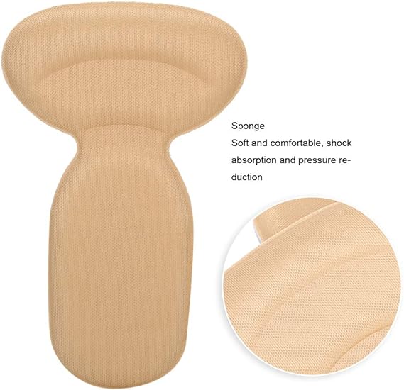 T Shape High Heel Grip For Foot Support | Heel Cushion Pads T Shape Heel Sticker Tape Arch Support Insoles High Heeled Shoes Patches Foot Care Protector