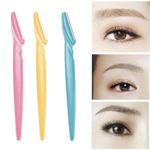 Load image into Gallery viewer, Tinkle Eyebrow Razor 3 Pack, Eyebrow Face Hair Removal &amp; Shaper (random color)